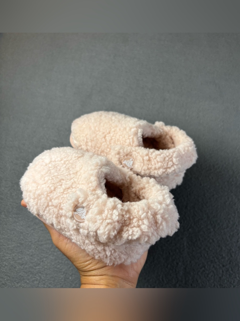 Crocs Classic Cozzzy Slipper Pink Clay toddler Size 4C